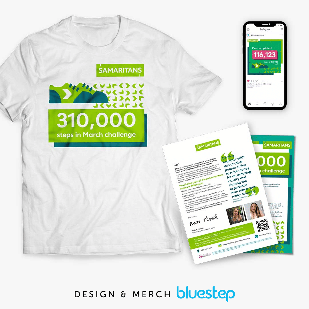 Bluestep-Merchandise-Samaritans-310000-Steps-in-March