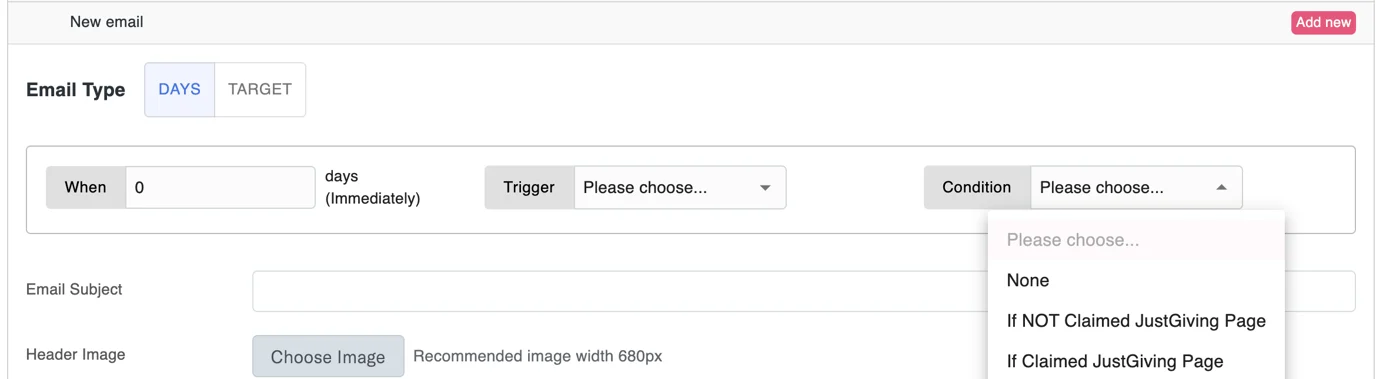 JustGiving Blog - update - direct emails to JustGiving fundraisers